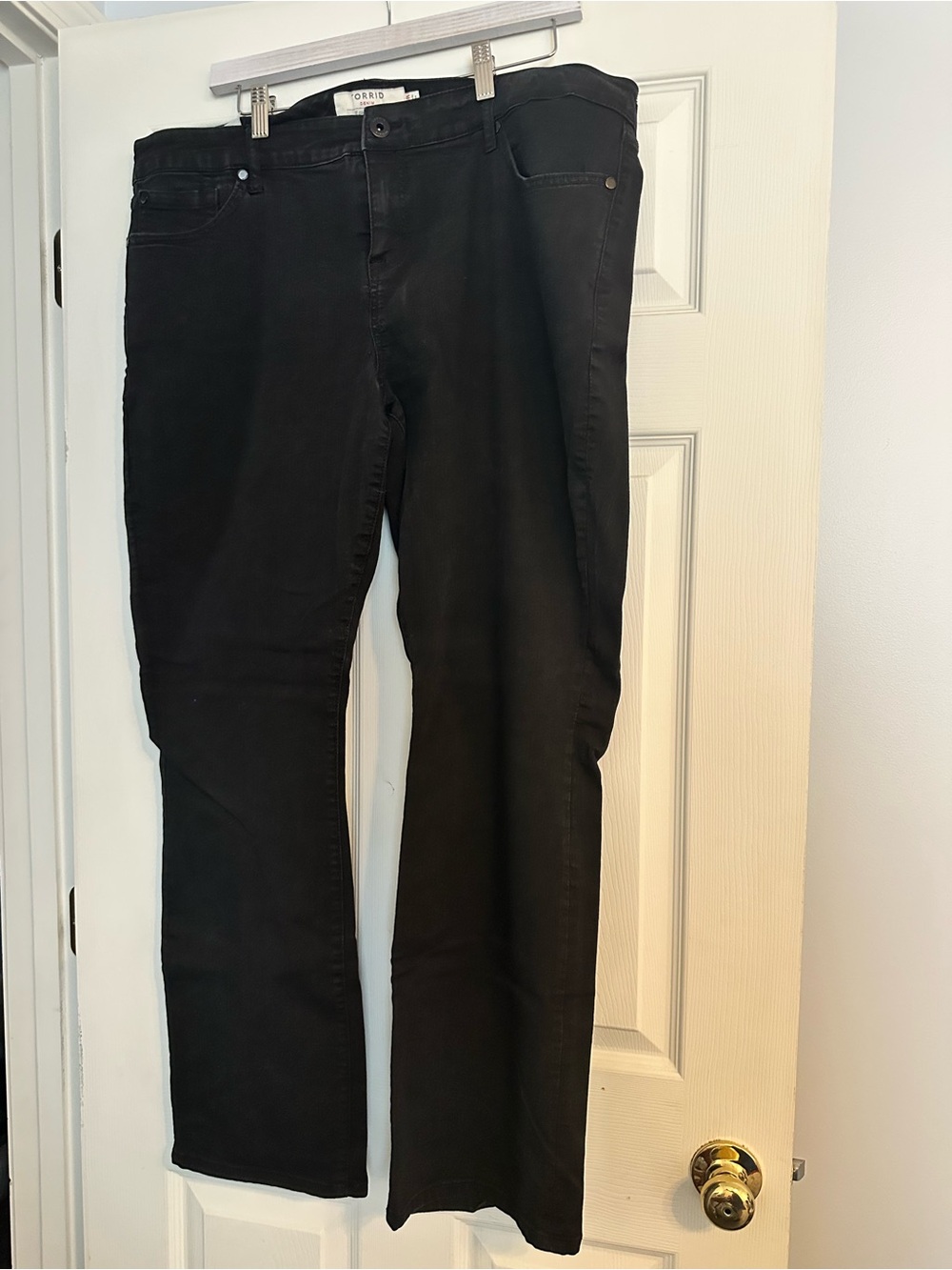 Torrid Women’s Black Barely Bootcut Jeans